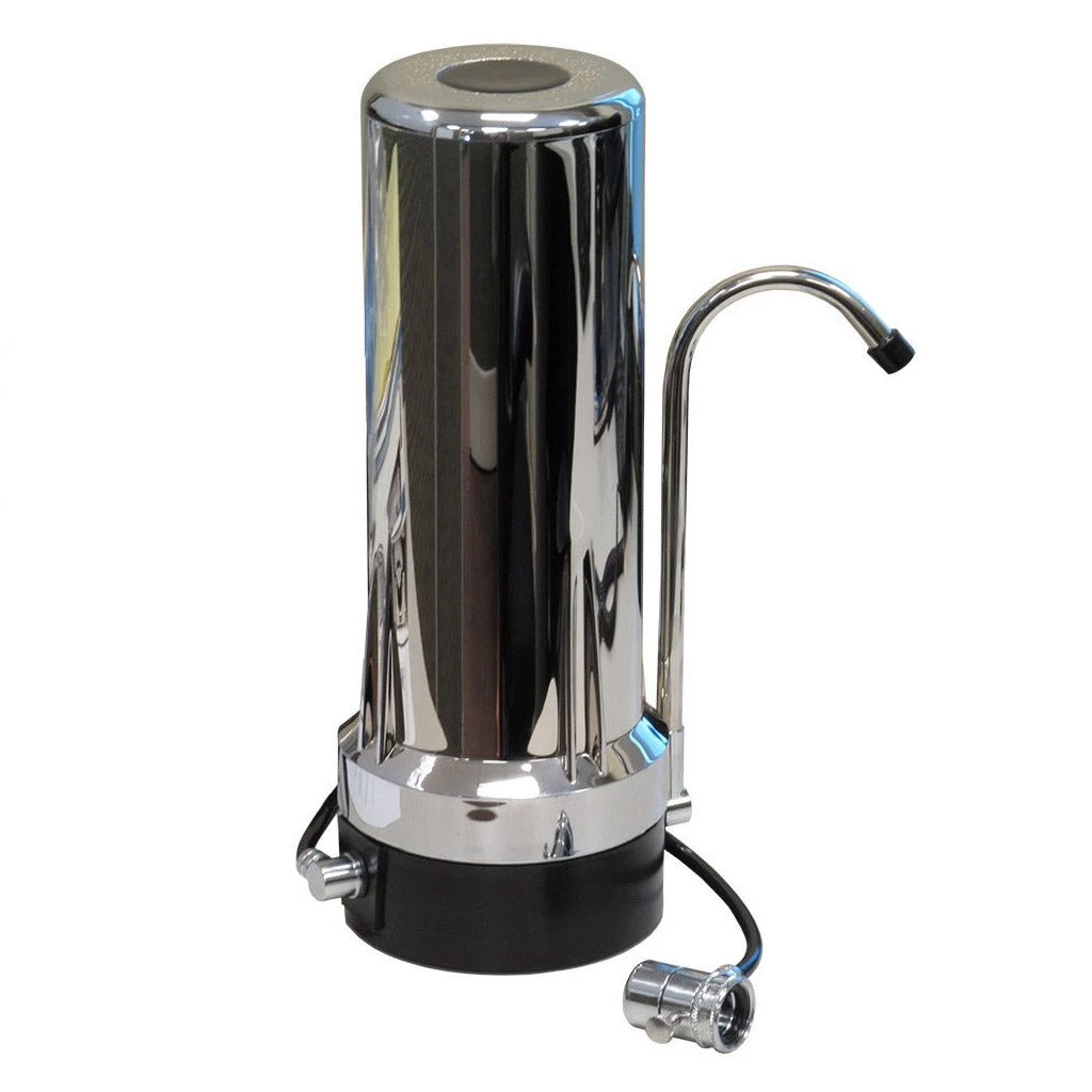 Chrome Countertop Water Filter Housing Highwater Filters