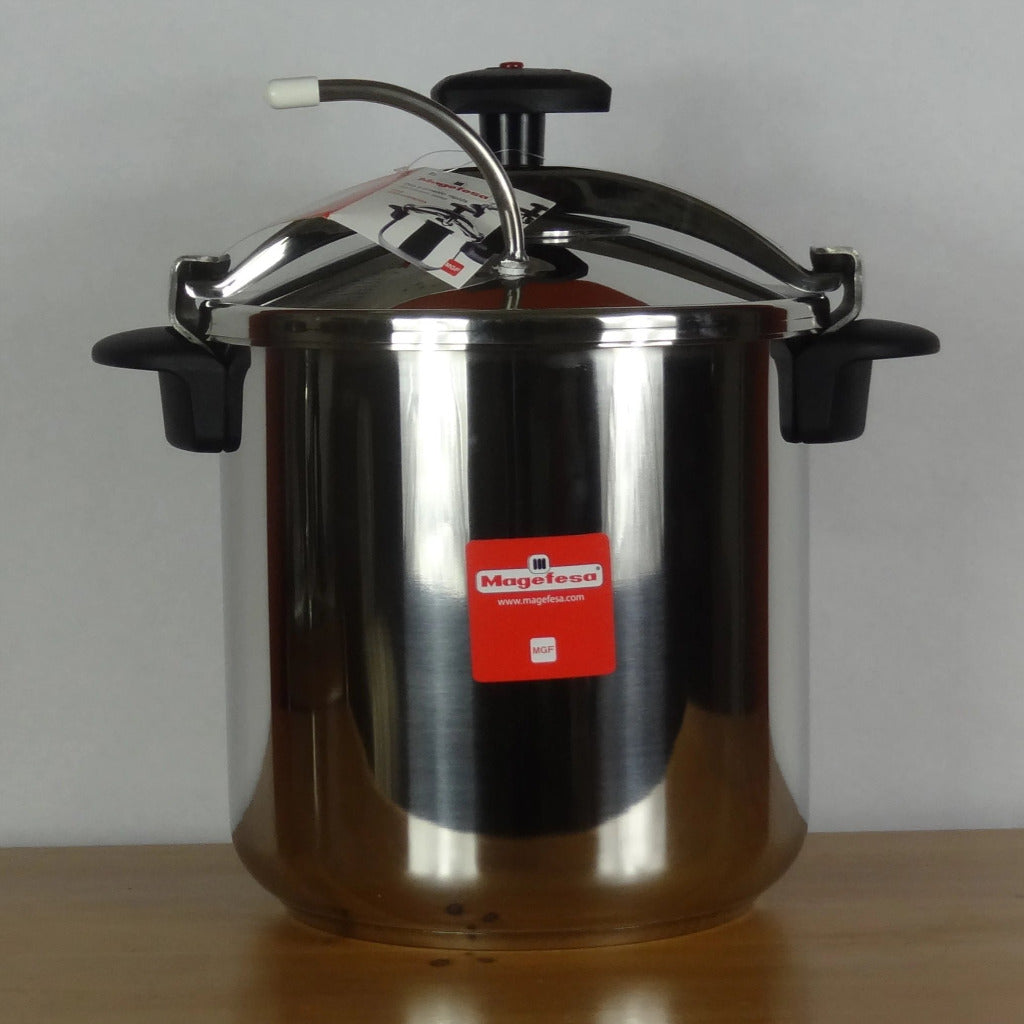 Magefesa pressure cooker with Vortex adaptor. – Highwater Filters