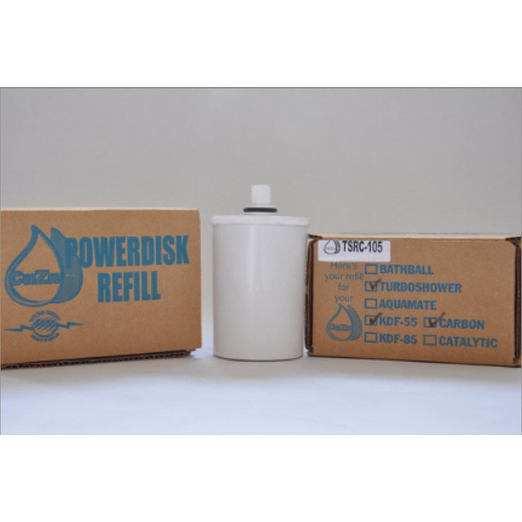 CuZn Replacement Filter for The TurboShower Filter for Chloramine TSRC