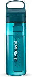 LifeStraw Go Filter Water Bottle 1L Laguna Teal