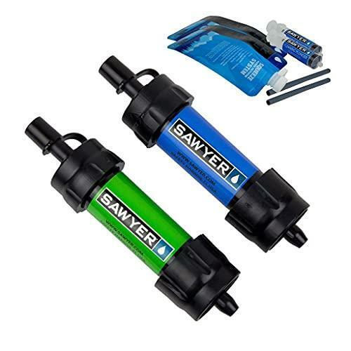 Sawyer Mini Water Filter SP2101 Blue/Green Twin Pack