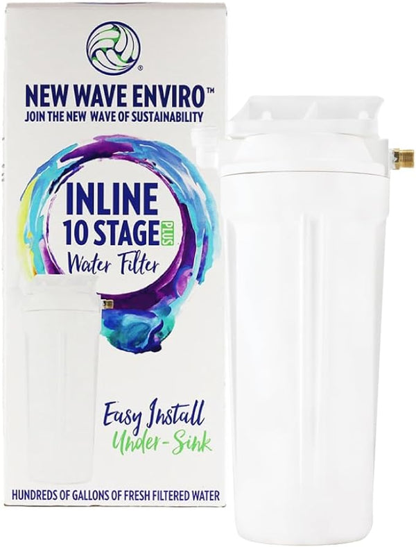 10 Stage Premium Plus Under Counter Water Filter System (New Wave Enviro)