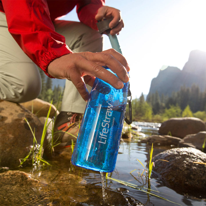 Lifestraw Go Water Bottle With 2-Stage Filtration Purple