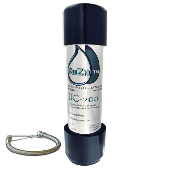 CuZn UC-200 Wide Spectrum Inline Under-counter Water Filter