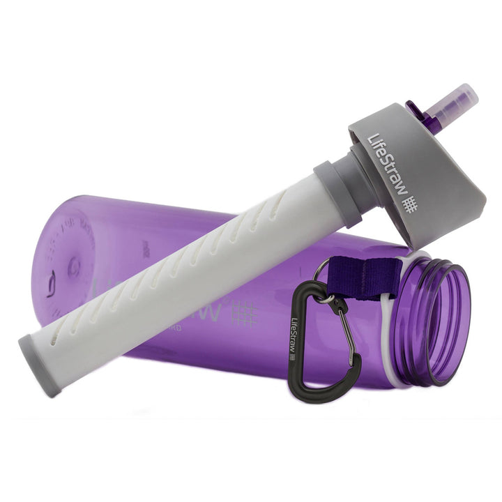 Lifestraw go pink water bottle