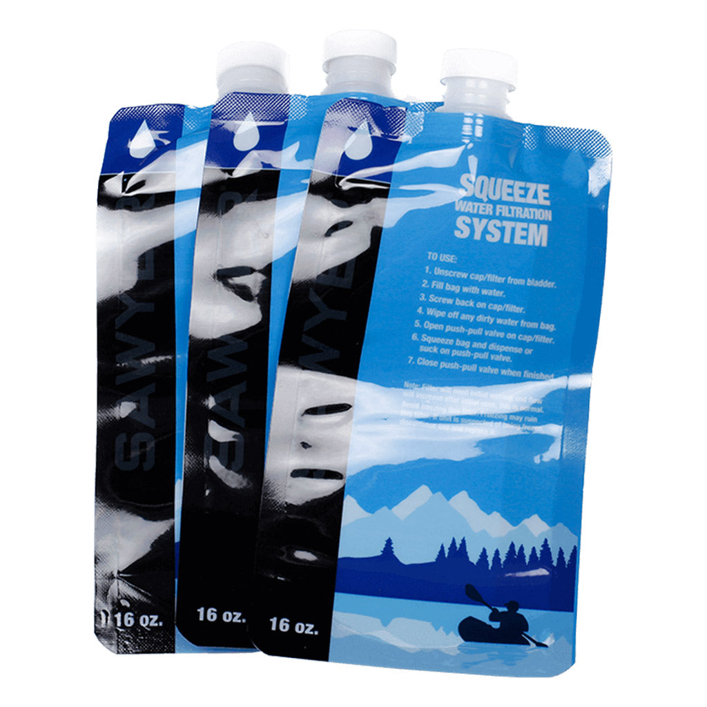 SP116 - Sawyer 16oz. Squeezable Pouch - set of 3 – Highwater Filters